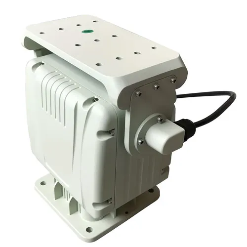 Zewnętrzny pozycjoner Mini Pan Tilt Head z przekładnią ślimakową o zmiennej prędkości 10kg (20.05Ib) nośność